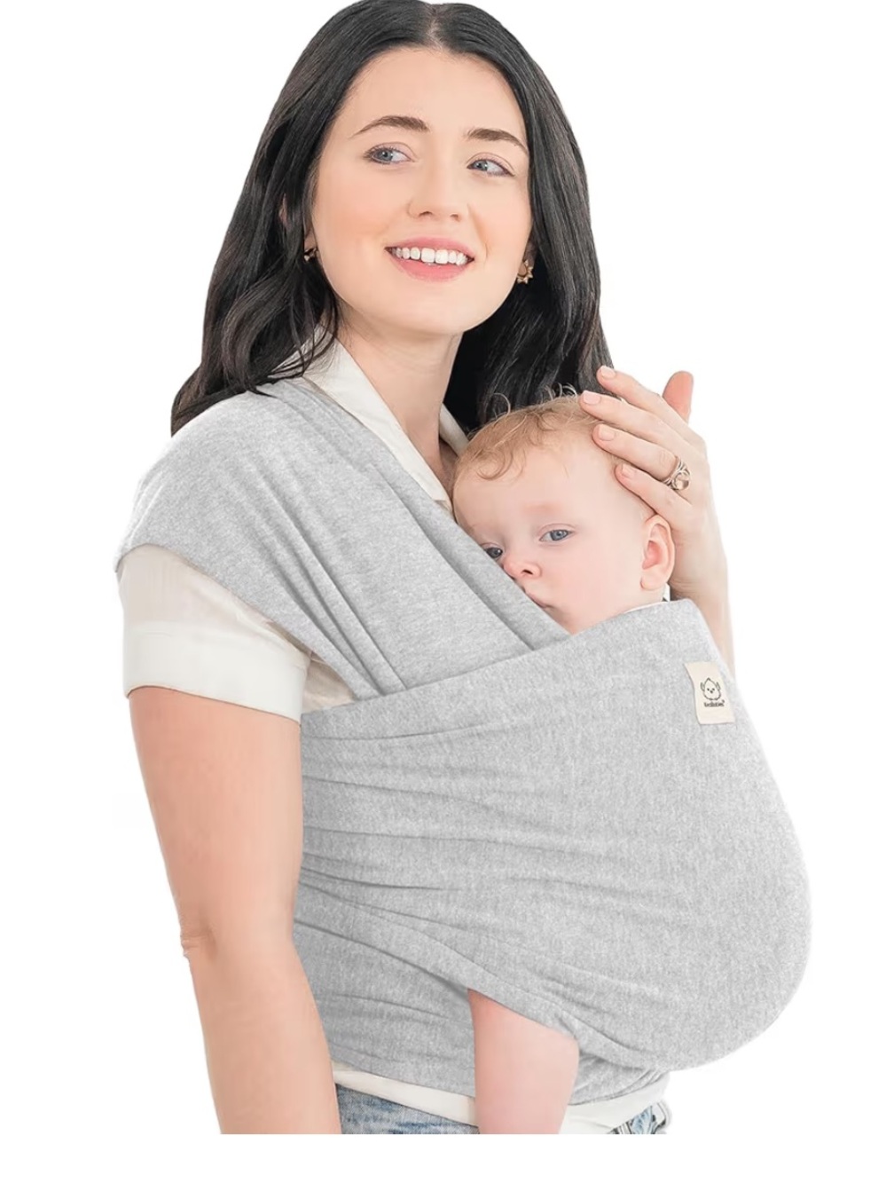 KeaBabies dark Gray wrap carrier